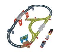 Thomas & Friends Train Set Talking Thomas & Brake Car Bruno Track Playset with Phrases & Sounds for Kids Ages 3+ Years, UK English Version, HYR81