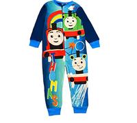 Thomas & Friends Younger Boys Kids Thomas The Tank Engine Onesie, All in One Pyjamas, PJs, Navy, Size 4-5 Years