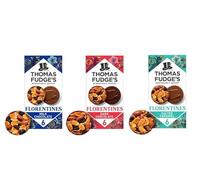 Thomas Fudge's Florentines, Milk Chocolate, Dark Chocolate & Salted Caramel, 6 per Pack