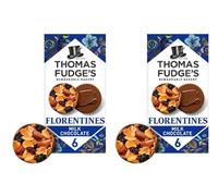 Thomas Fudge's Florentines with Milk Chocolate, 6 per Pack, Remarkable Bakery