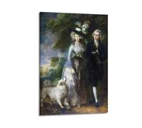 Thomas Gainsborough Art Poster Mr And Mrs William Hallett Canvas Wall Art Picture Prints Hanging Photo Idea Decor Homes Artworks 20x30inch(50x75cm)