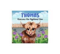(Thomas) Hoo Moo Personalised Scottish Let's Rescue The Highland Cow Book - Boys Names