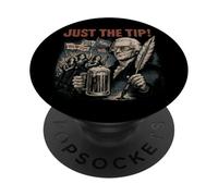 Thomas Jefferson Funny 4th of July Just The Tip PopSockets Adhesive PopGrip