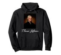 Thomas Jefferson Third President of the United States July 4 Pullover Hoodie