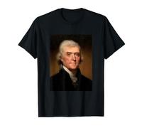 Thomas Jefferson USA President Portrait Founding Father Value Graphic T-Shirt