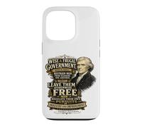 Thomas Jefferson Wise and Frugal Government Case for iPhone 13 Pro