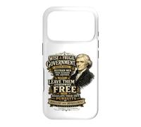 Thomas Jefferson Wise and Frugal Government Case for iPhone 17 Pro