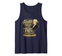 Thomas Jefferson Wise and Frugal Government Tank Top