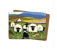 Thomas Joseph Are Ewe the Boss Table Mat - Sheep Dog Gift - Cork Backed Hardboard Placemat - 290mm x 215mm - 1 Piece