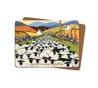 Thomas Joseph Early Morning Rush Hour Large Table Mat - Individual Anti-Slip Cork-Backed Placemat
