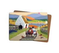 Thomas Joseph Form-ewe-la One Table Mat - Sheep Gift - Cork Backed Hardboard Placemat - 290mm x 215mm - 1 Piece