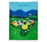Thomas Joseph Tea Towel, Dolly Mixtures Sheep Design