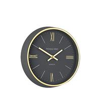 Thomas Kent 10'' Hampton Wall Clock Charcoal