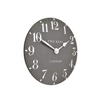 Thomas Kent Arabic Design Dolphin Grey Wall Clock - 12" London