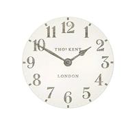 Thomas Kent Arabic Wall Clock, 30cm, Limestone