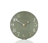 Thomas Kent - Arabic Lichen Green Mantel Clock - 6'' AMC06066