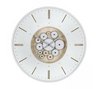 Thomas Kent Clocksmith Cog Ivory Large Wall Clock