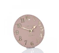 Thomas Kent London Arabic Blush Pink Small Mantel Clock