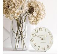 Thomas Kent London Arabic Oatmeal Mantel Clock