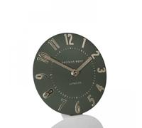 Thomas Kent London Mulberry Olive Green Small Mantel Clock