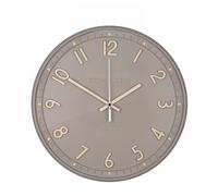 Thomas Kent London Thomas Kent Tresco 14"" Wall Clock with Raised Gold Numerals & Glass Dome (Taupe), AMC14000