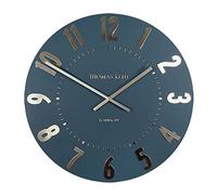 Thomas Kent Midnight Blue Mulberry Design Wall Clock - 20" London