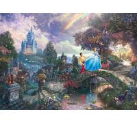 Schmidt Spiele Schmidt | Thomas Kinkade: Disney Cinderella - 1,000 Pieces | Adult Jigsaw Puzzle | Ages 12+