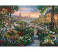 Schmidt 59489 Thomas Kinkade: Disney 101 Dalmations Jigsaw Puzzle (1000pc), Colourful