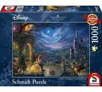 Thomas Kinkade Disney Beauty And The Beast 1000 Piece Schmidt Jigsaw Puzzle