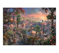 Thomas Kinkade - Disney - Beauty and the Tramp