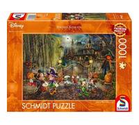 Schmidt | Thomas Kinkade: Disney Mickey & Minnie Halloween Fun (1,000 Pieces) | Jigsaw Puzzle | Ages 14+ | 1+ Players