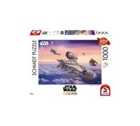 Thomas Kinkade: Disney Star Wars The Mandalorian - The Escort 1000 Piece Jigsaw Puzzle - Board Game