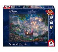 Schmidt Spiele 59480 Thomas Kinkade, Disney, Rapunzel, 1000 Teile Puzzle, single