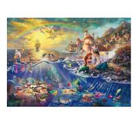 Schmidt | Thomas Kinkade: Disney The Little Mermaid Puzzle - 1000pc | Puzzle | Ages 12+ | 1 Players, 18" x 24"