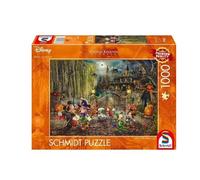 Schmidt | Thomas Kinkade: Disney Mickey & Minnie Halloween Fun (1,000 Pieces) | Jigsaw Puzzle | Ages 14+ | 1+ Players