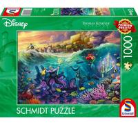 Thomas Kinkade Disney's Collection 1000 Pieces The Little Mermaid, Ursula Schmid