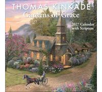 Thomas Kinkade Gardens of Grace 2027 Wall Calendar with Scripture: Original Andrews McMeel-Kalender [Kalender]