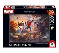 Thomas Kinkade: Marvel Spider-Man and Friends - The Ultimate Alliance (1000pc)