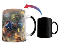 Thomas Kinkade of Beauty and the Beast Falling In Love Morphing Mug