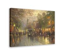 Thomas Kinkade Poster Canvas Poster Frame-style 12x18inch(30x45cm)