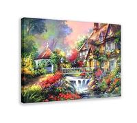 Thomas Kinkade Poster Canvas Poster Frame-style 16x24inch(40x60cm)