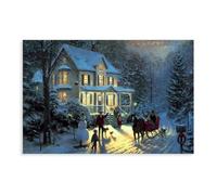 Thomas Kinkade Poster Canvas Poster Unframe-style 08x12inch(20x30cm)
