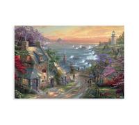 Thomas Kinkade Poster Canvas Poster Unframe-style 12x18inch(30x45cm)