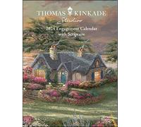 Thomas Kinkade Studios 12-Month 2024 Monthly/Weekly Engagement Calendar with Scripture