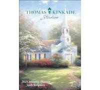 Thomas Kinkade Studios 12-Month 2025 Monthly Pocket Planner Calendar with Scripture