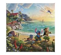 Thomas Kinkade Studios Disney Lilo & Stitch (14" x 14")