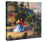 Thomas Kinkade Studios Sleeping Beauty Dancing in The Enchanted Light 14 x 14 Gallery Wrapped Canvas