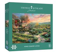 Thomas Kinkade: Wine Country Living | 1000 Piece Jigsaw Puzzle | Beautiful Sunset Vinyard | Sustainable Jigsaw Puzzle for Adults | Premium 100% Recycled Board | Great Gift for Adults | Gibsons Games