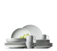 Thomas Loft 11900-800001-18843 20-Piece Starter Set 4 x Breakfast / Flat/ Soup Plates and 4 x Cups/ Saucers White