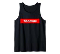 Thomas Logo Gift or Costume for Boys and Men Named Tom Tank Top
